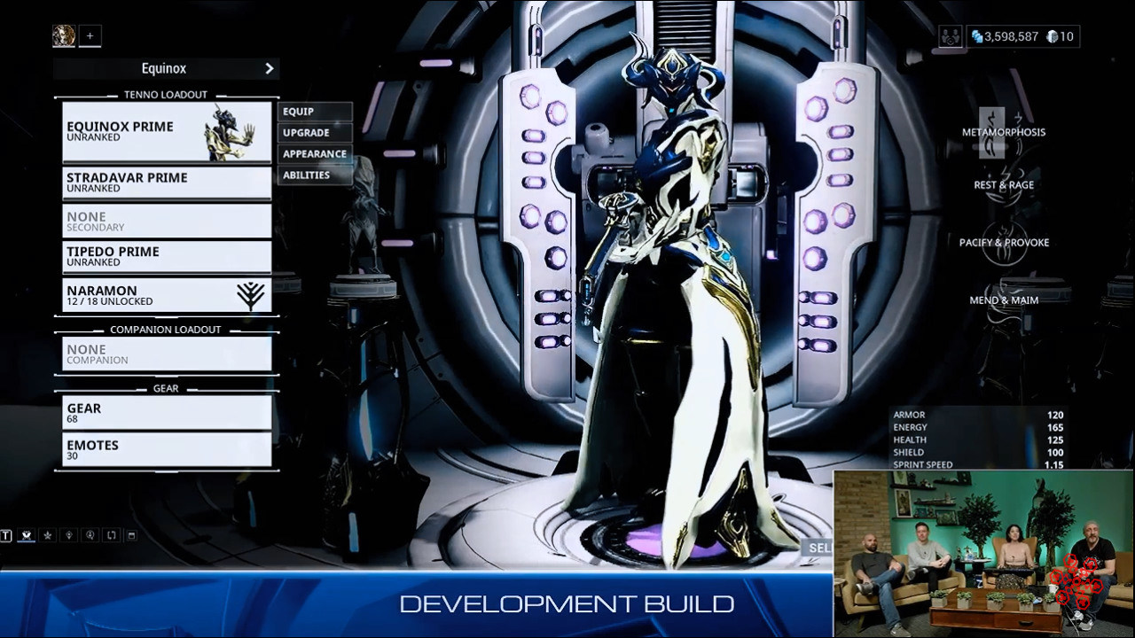 【情報】EQUNIOX PRIME數值 @Warframe 哈啦板 - 巴哈姆特