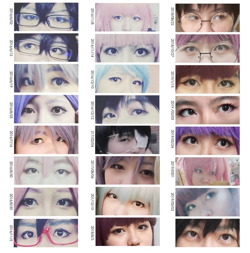 │cos│2016~2019年的眼妝紀錄 - ant45815的創作 - 巴哈姆特