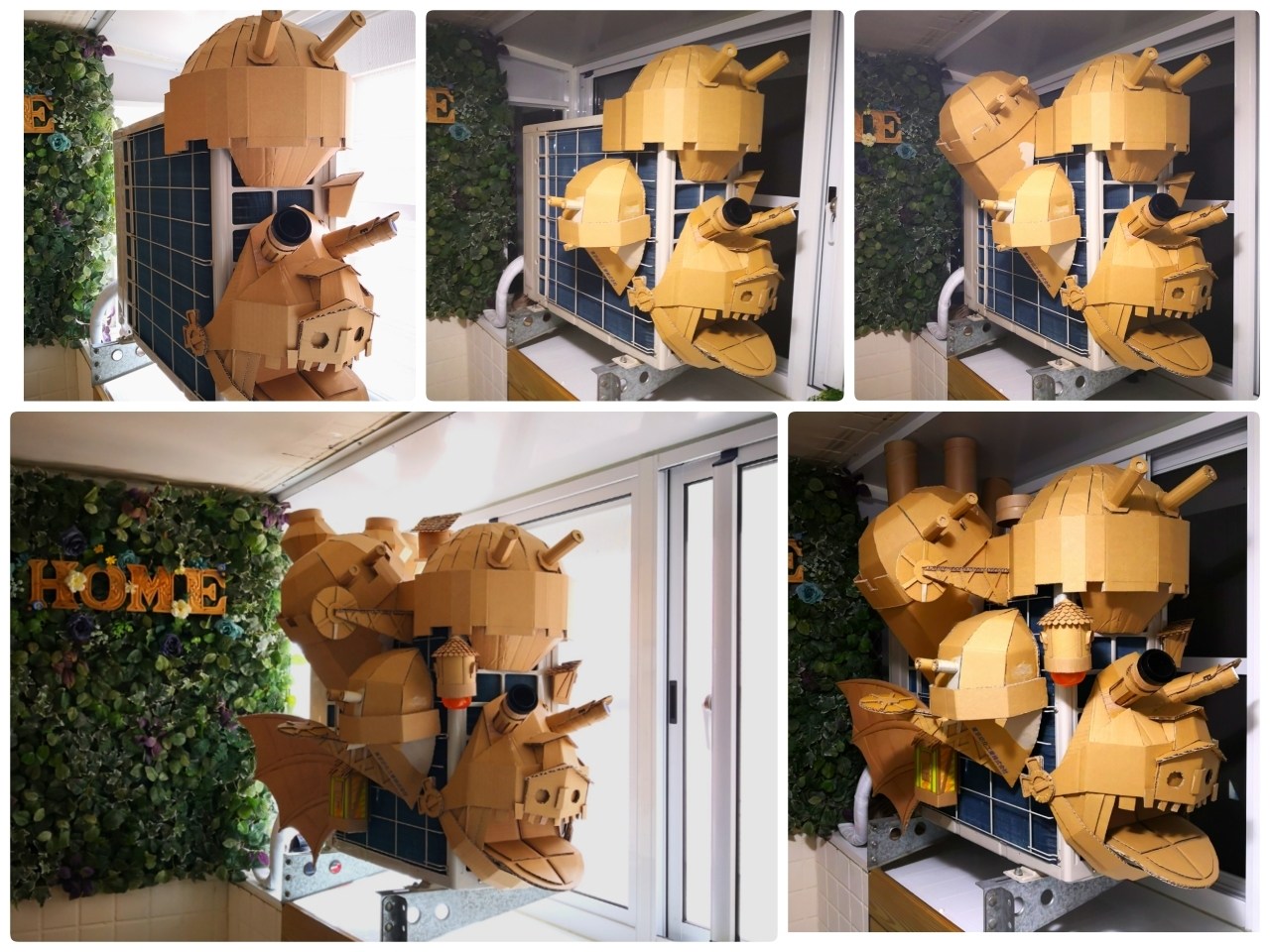 作品分享 Diy霍爾的移動城堡修飾冷氣室外機 模型技術與資訊哈啦板 巴哈姆特