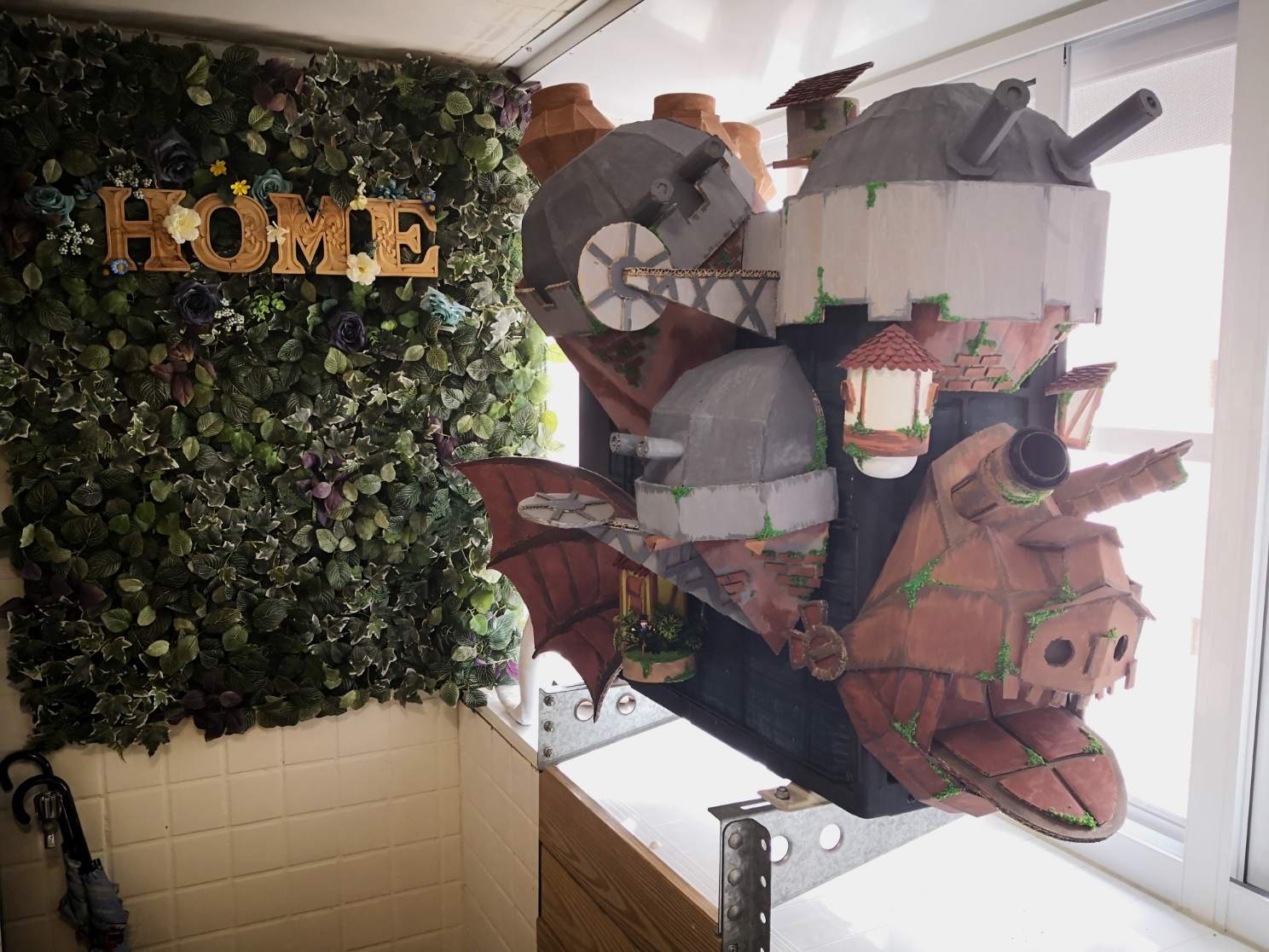 作品分享 Diy霍爾的移動城堡修飾冷氣室外機 模型技術與資訊哈啦板 巴哈姆特