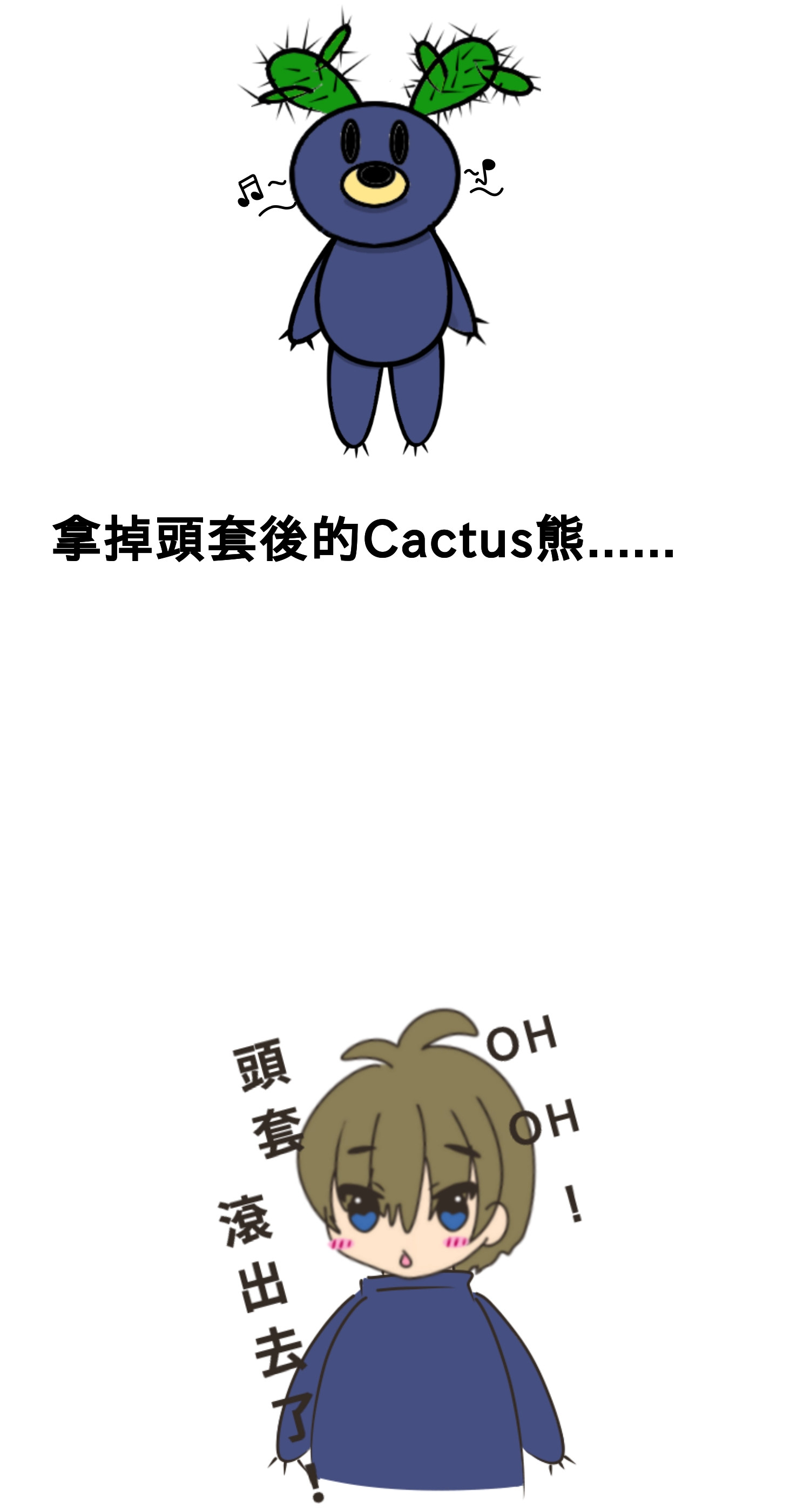 Cactus熊擬人化 W4784的創作 巴哈姆特