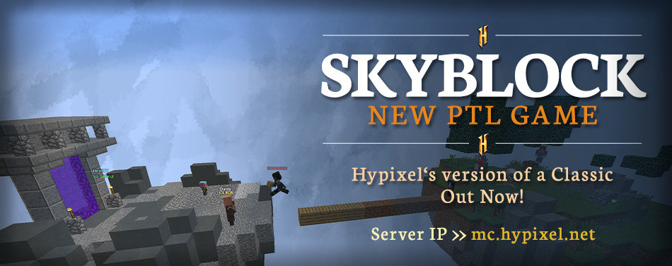 情報 萬人在線的mmorpg Hypixel Skyblock 遊戲資訊整理 Minecraft