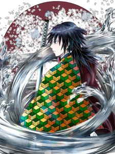 情報】《鬼滅の刃》墨絵コレクション第三弾「冨岡義勇」 @鬼滅之刃哈啦