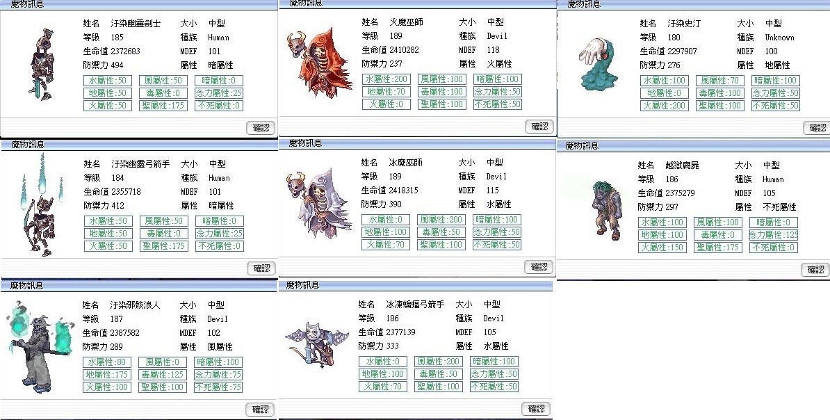 情報 分享新深淵古城地圖 安心打地圖 深淵古城怪物資料 Ro 仙境傳說online 哈啦板 巴哈姆特