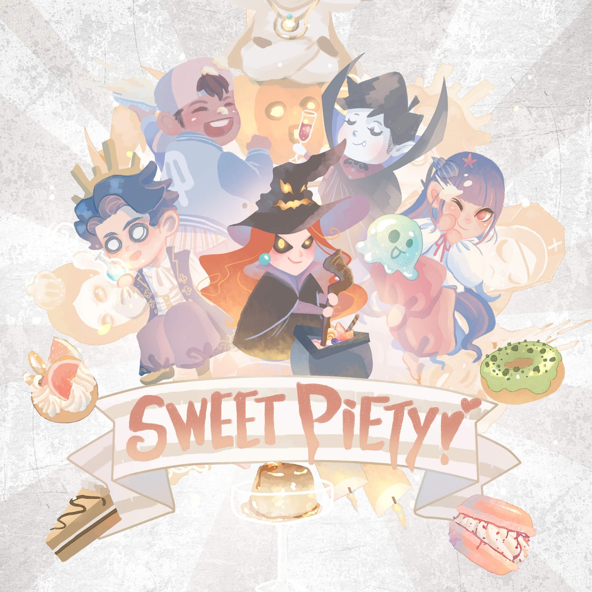 【繪畫】原創桌遊Sweet Pietyyy 未採用與未公開設定稿 @繪畫與影像技術交流 哈啦板 - 巴哈姆特