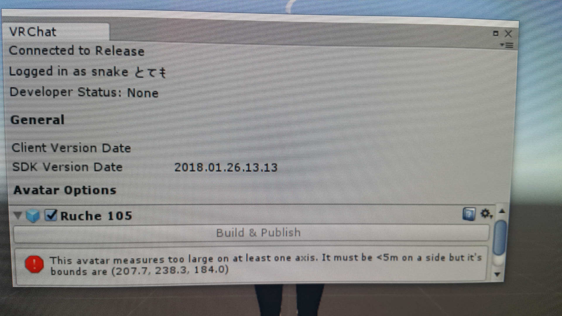 【問題】avatar上傳後出現警語.... @VRChat 哈啦板 - 巴哈姆特
