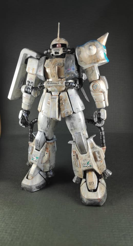 作品分享】MG MS-06R-1A ZAKUII 白狼-松永真@模型技術與資訊哈啦板- 巴