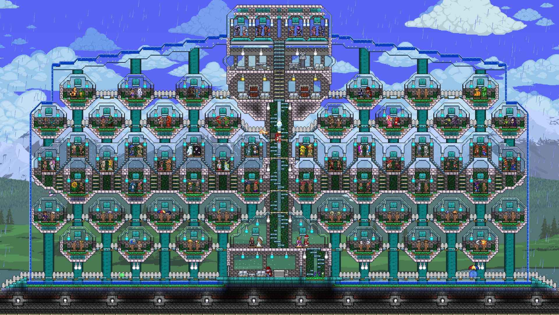 【討論】我這小小建築黨的作品樓 -- 2020年4月20號:新增 機械師的工廠 @Terraria 哈啦板 - 巴哈姆特