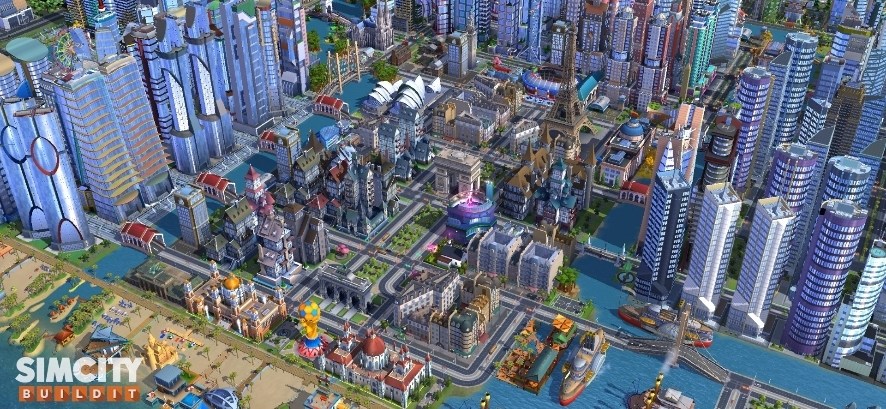 Simcity Buildit巴哈 蠟筆小新viu