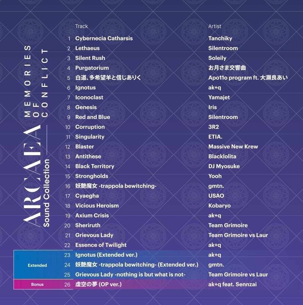 【情報】Arcaea專輯 @Arcaea 哈啦板 - 巴哈姆特