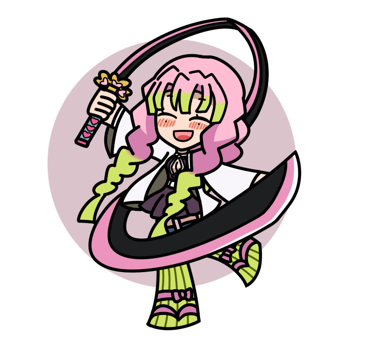 【繪圖】戀柱 甘露寺蜜璃 @鬼滅之刃 精華區 - 巴哈姆特