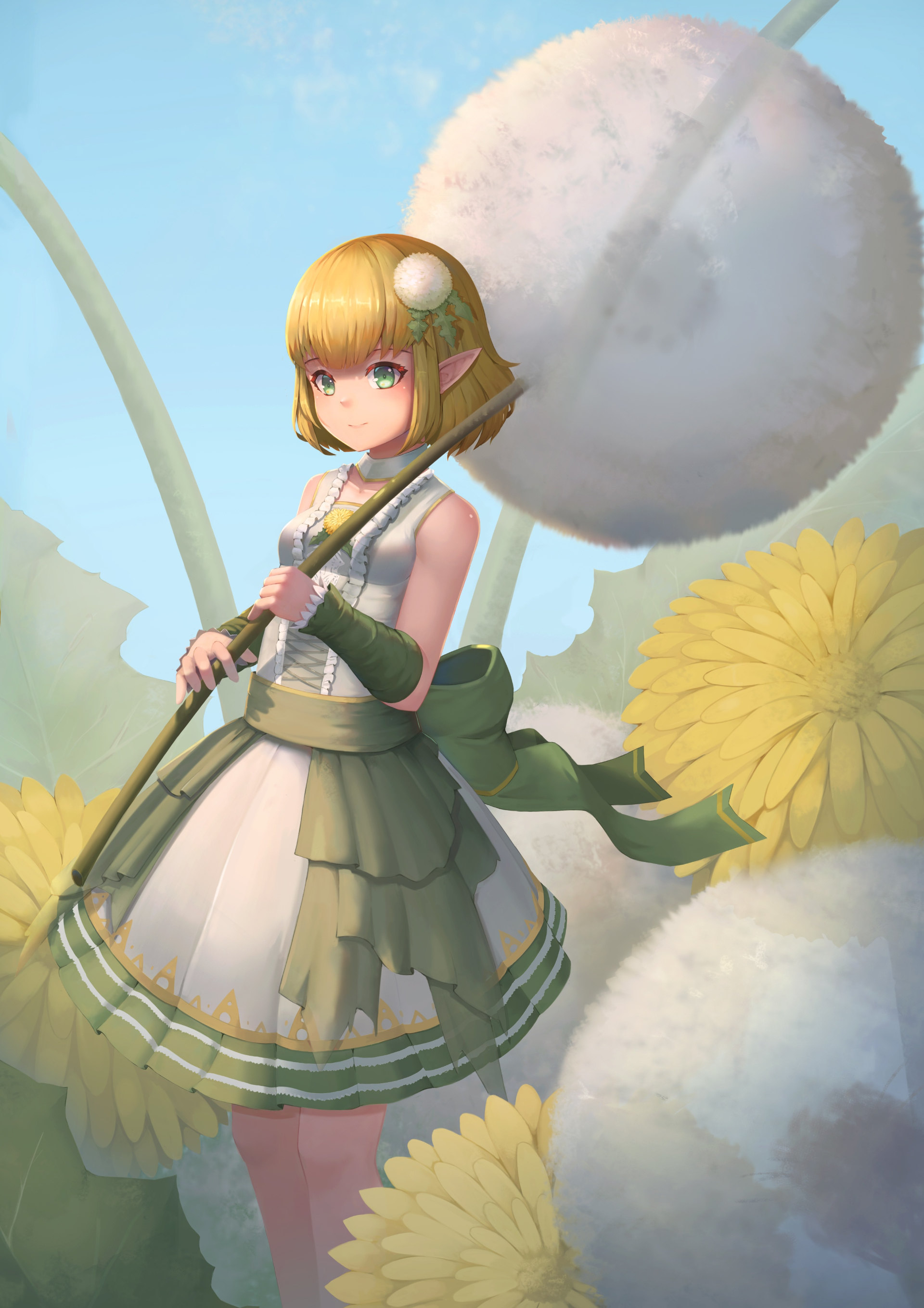 達人專欄 植物妖精蒲公英 Q的創作 巴哈姆特