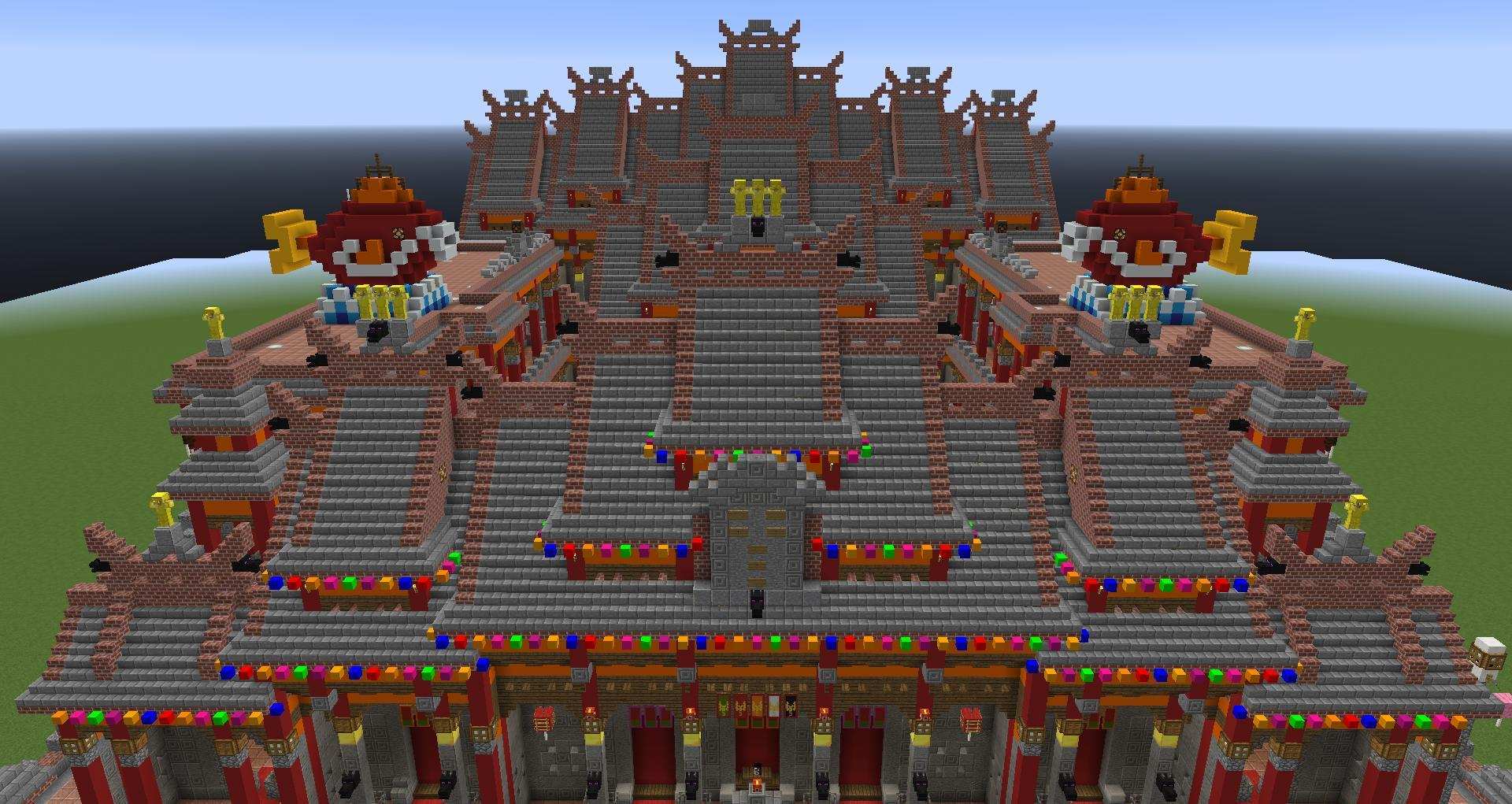 討論 Minecraft 中式神廟建築分享 Minecraft 我的世界 當個創世神 哈啦板 巴哈姆特