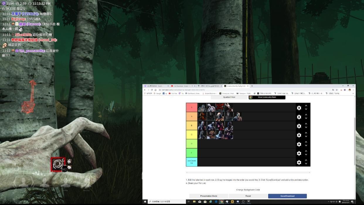 閒聊 鬼王sal Gu製作的鬼排行榜 版本3 3 2 Dead By Daylight 黎明死線 哈啦板 巴哈姆特