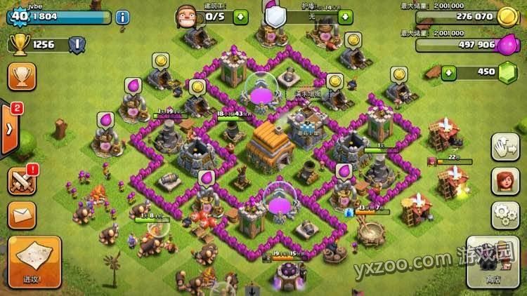 心得 分享自己6 12本的陣型 守黒 回字 菊花 部落衝突clash Of Clans 哈啦板 巴哈姆特