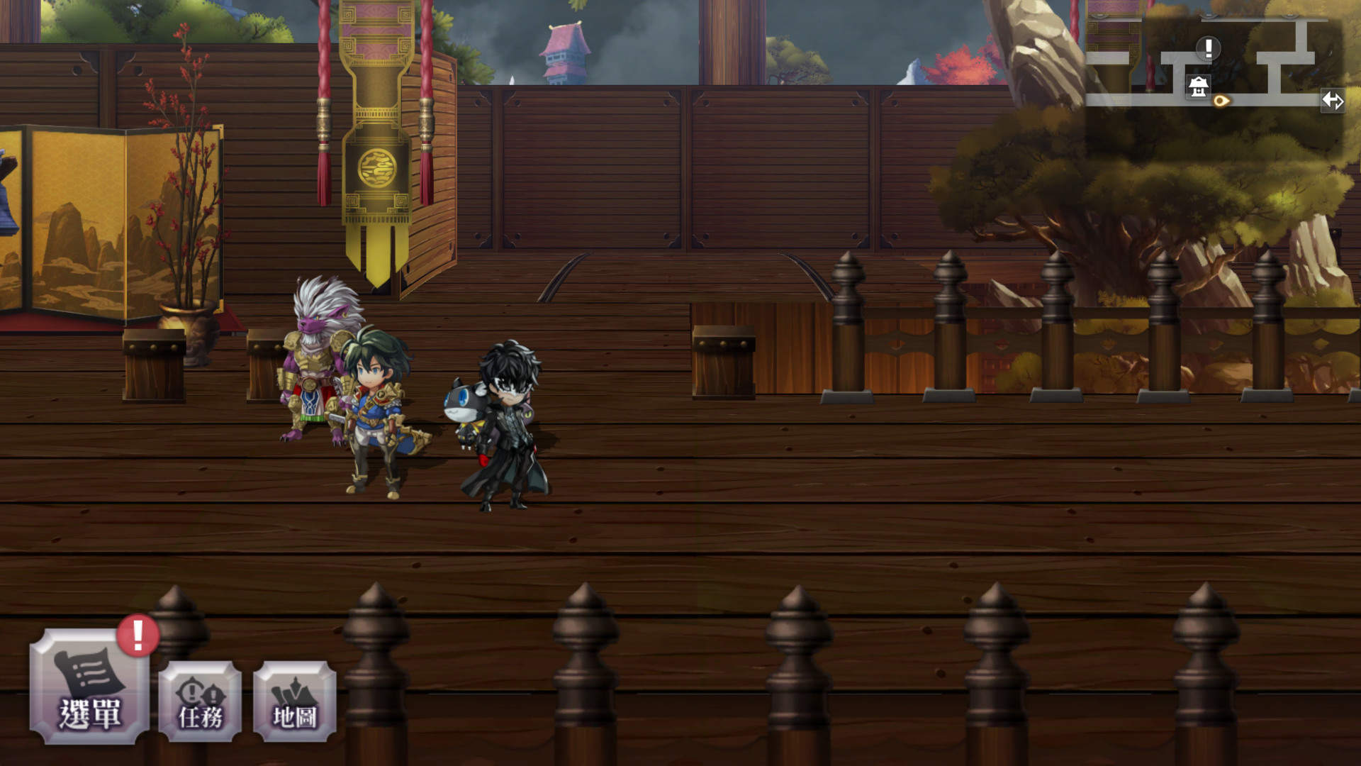 攻略 移動要塞自來也下 上層地圖雙王 侍朱雀 行動 Another Eden 穿越時空的貓哈啦板 巴哈姆特