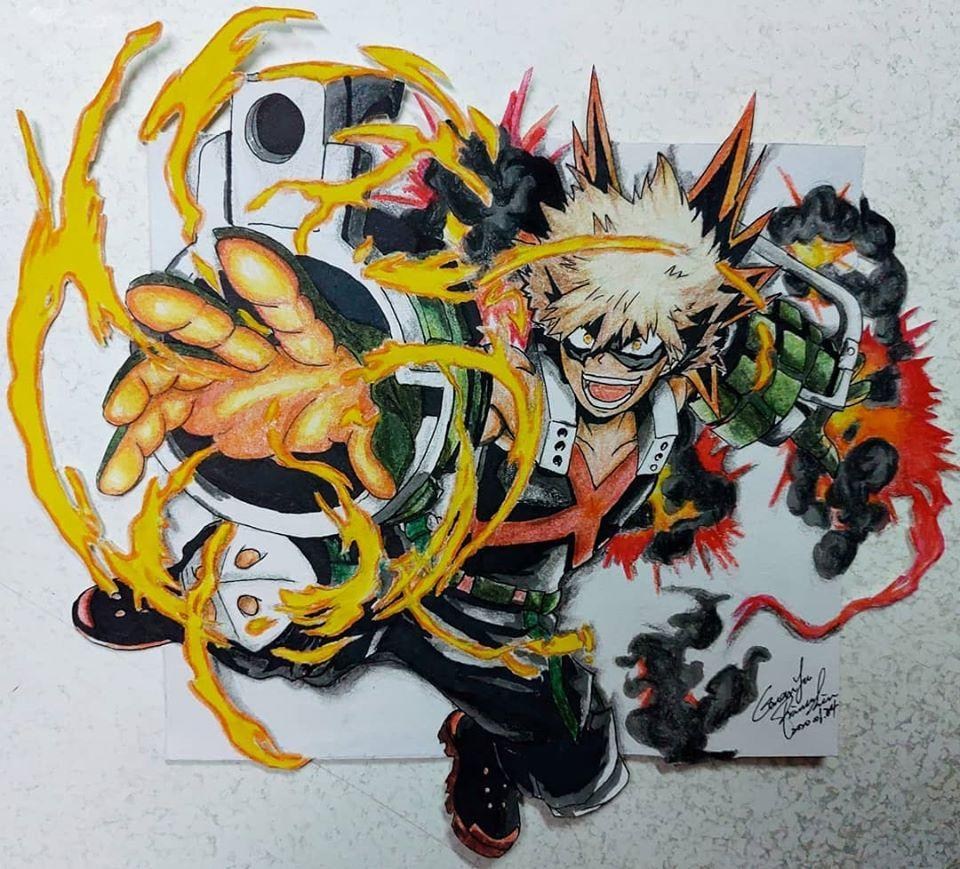 僕のヒーローアカデミア 爆豪勝己 イラスト 堀越耕平 | My hero