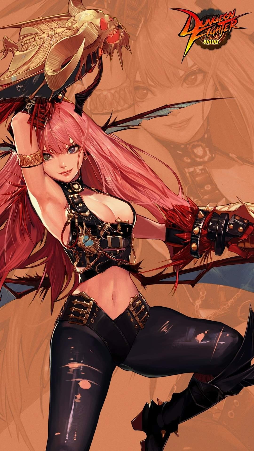 Демон год. Dungeon Fighter online аниме. Dungeon Fighter online. Розоволосая девушка. Dungeon Fighter online арт girl. Dungeon Fighter online персонажи девушки розоволосая.