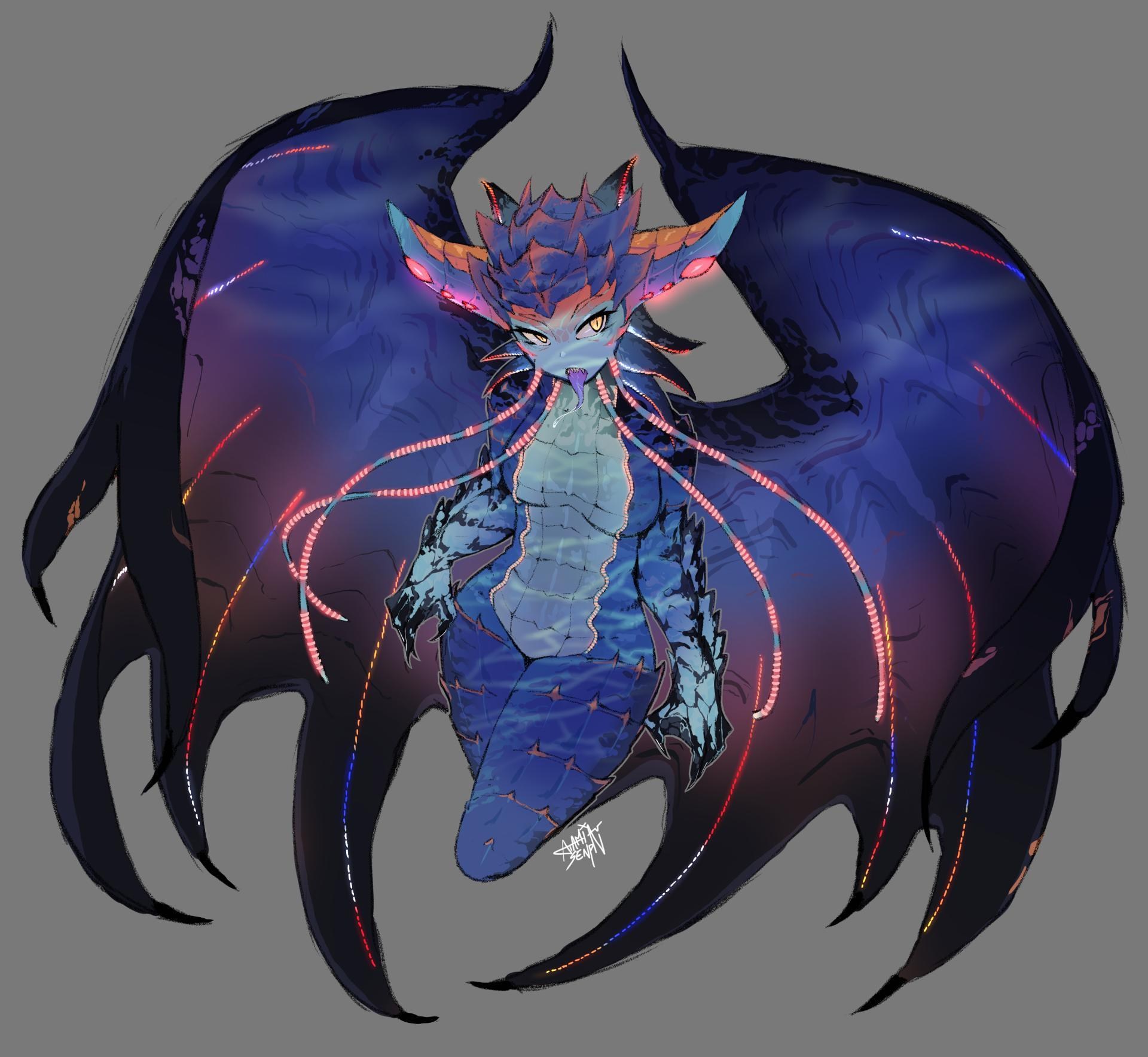 【閒聊】塗了一隻個人最喜歡的古龍 @魔物獵人 系列 哈啦板 - 巴哈姆特