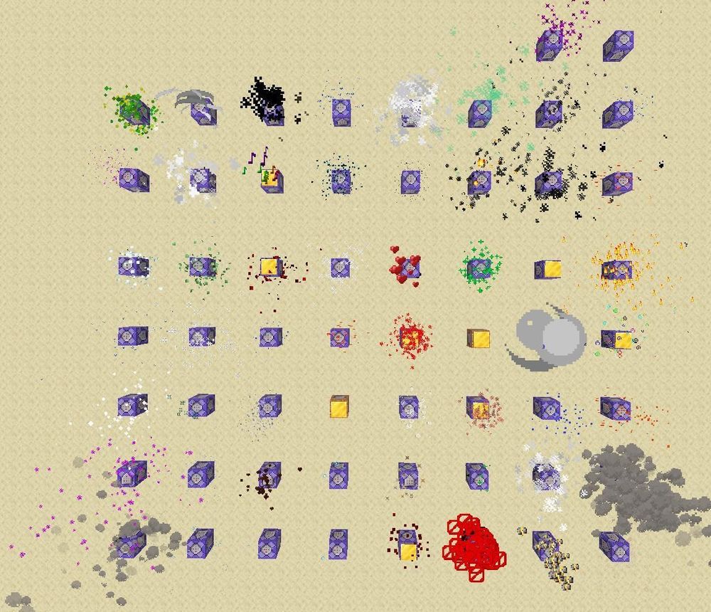 1.14.2 所有 /particle 粒子效果 @Minecraft 我的世界（當個創世神） 哈啦板 - 巴哈姆特
