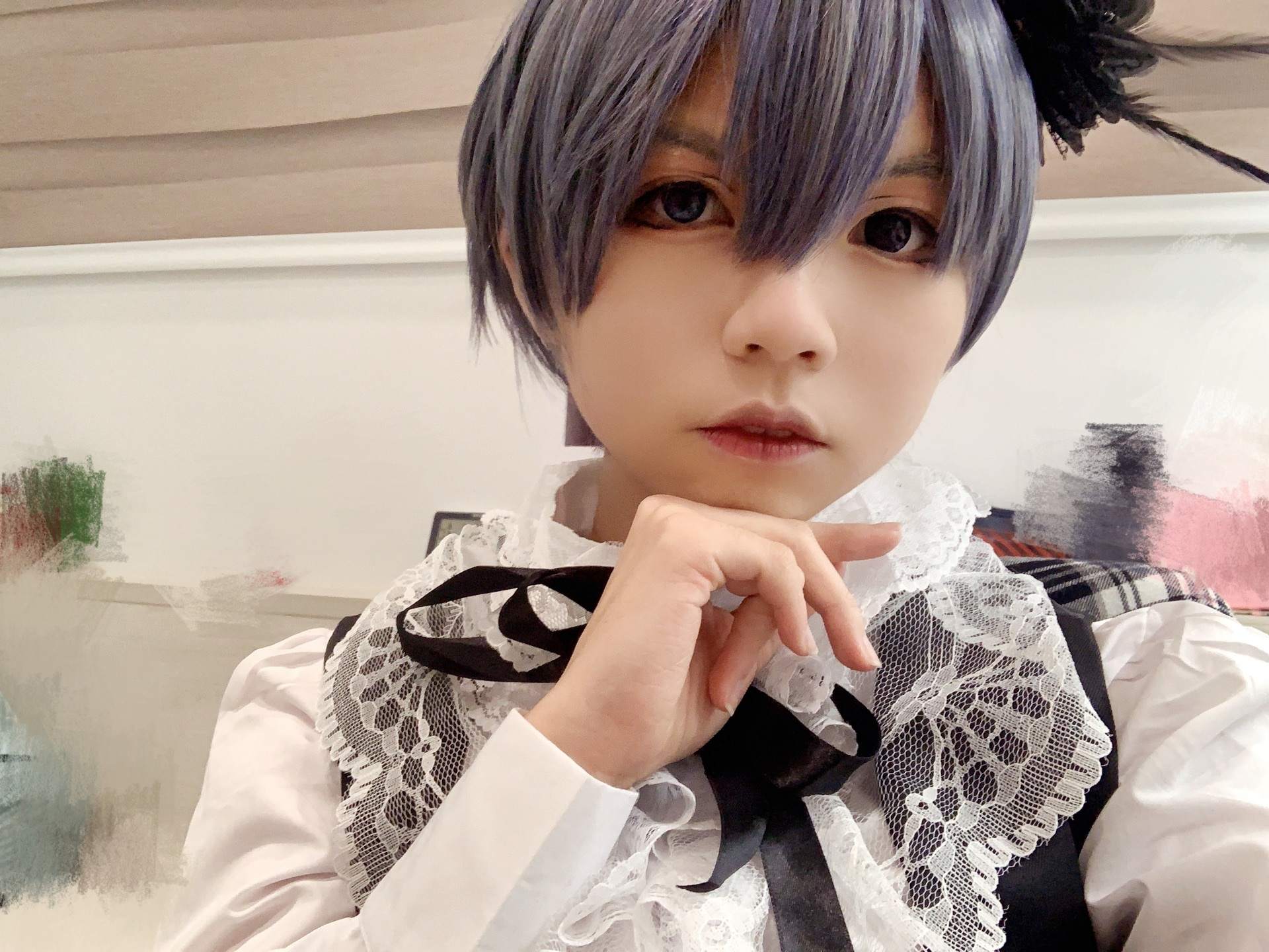 【COS】黑執事 謝爾 黑白之吻 試妝 - a8567330的創作 - 巴哈姆特