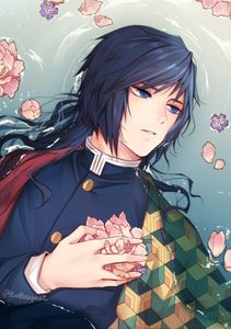 情報】《鬼滅の刃》墨絵コレクション第三弾「冨岡義勇」 @鬼滅之刃哈啦