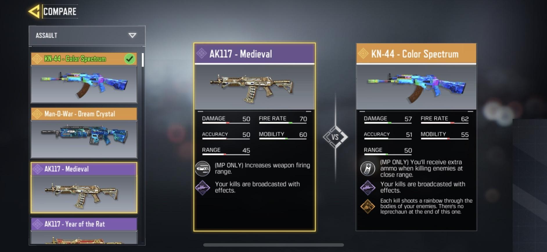 【心得】KN-44 彩虹階梯＋轉盤心得（含實戰影片）*歡迎討論* @Garena 決勝時刻 Mobile 哈啦板 - 巴哈姆特