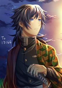 情報】《鬼滅の刃》墨絵コレクション第三弾「冨岡義勇」 @鬼滅之刃哈啦