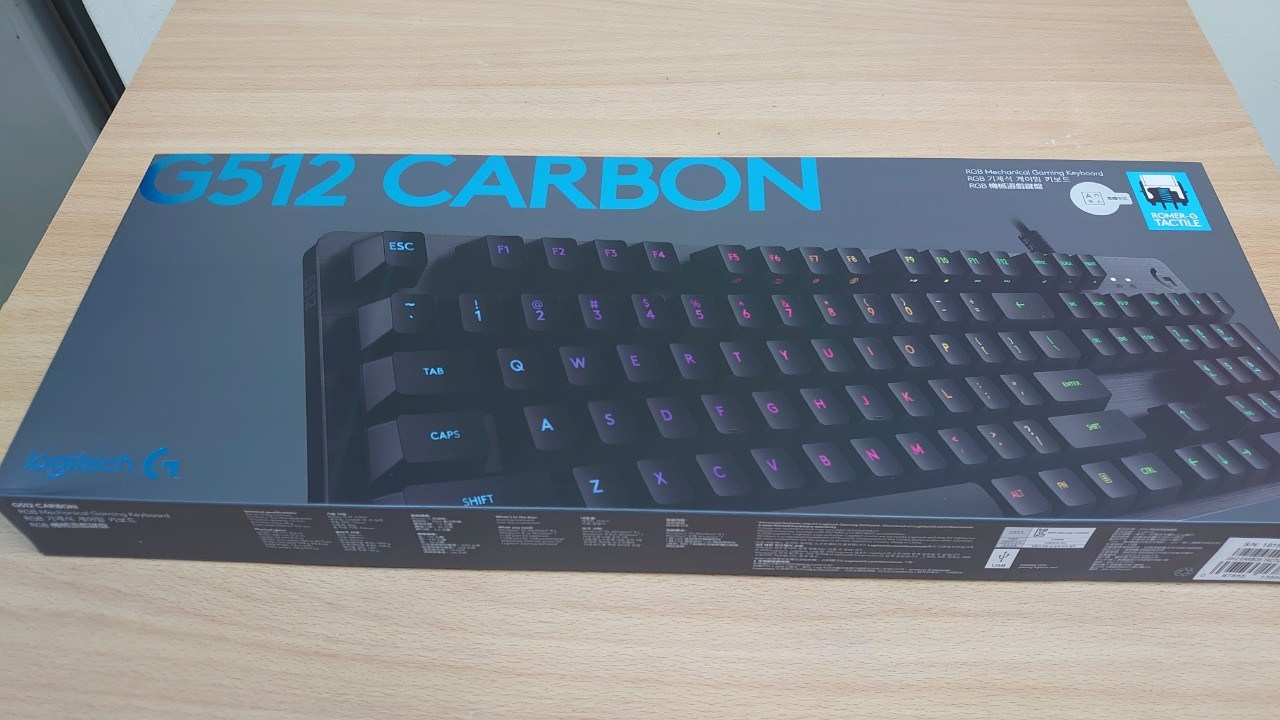 【0405】Logitech 羅技 G512 Carbon RGB (Romer-G Tactile)機械式鍵盤開箱 - shiki527的 ...
