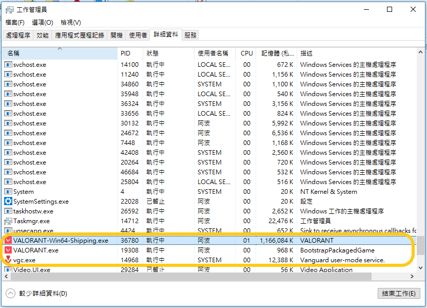 關閉所有 Riot 相關程序