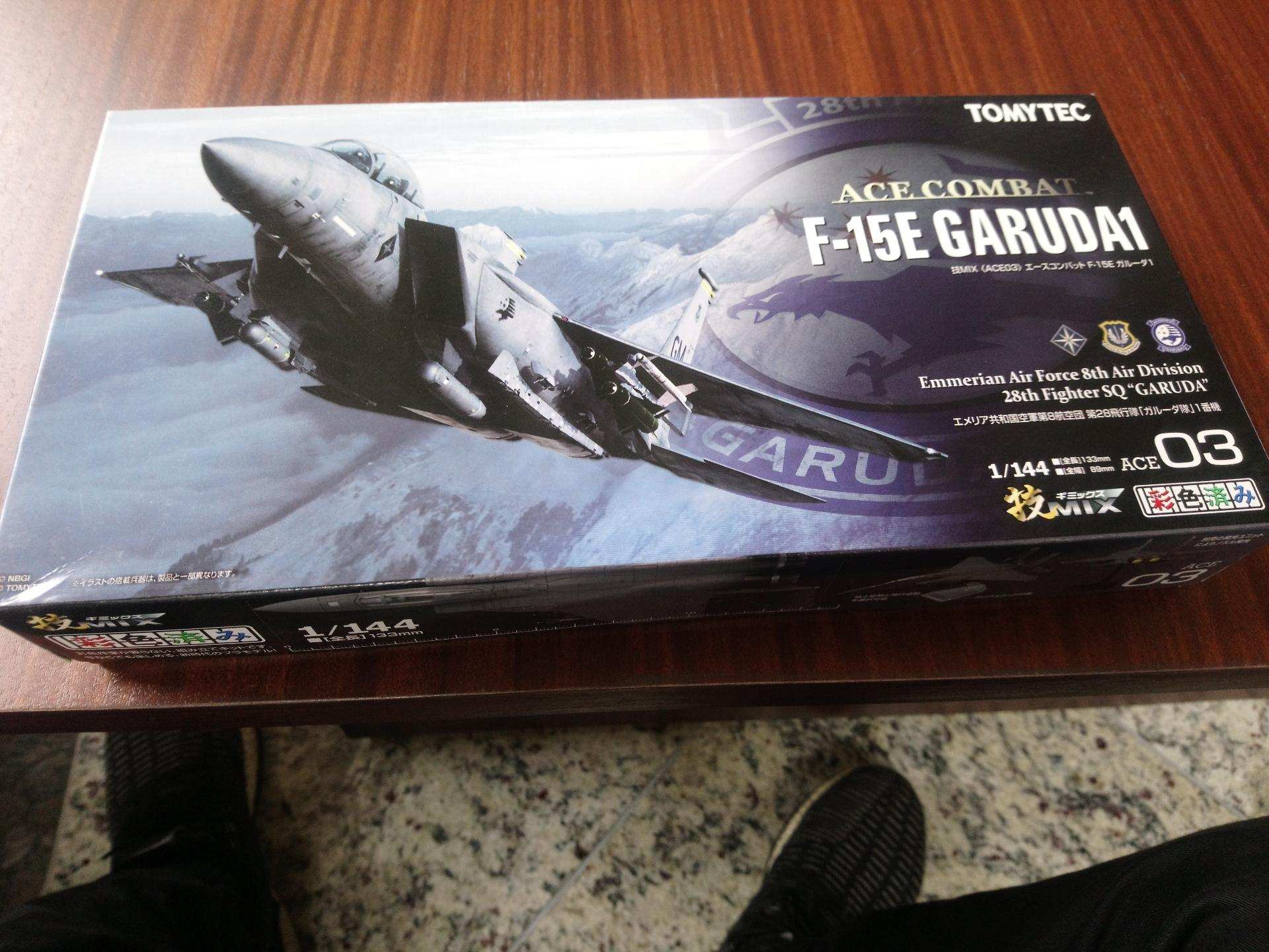 心得】ACE03 1/144 Ace Combat 6 F-15E Garuda 1 組裝心得@空戰奇兵
