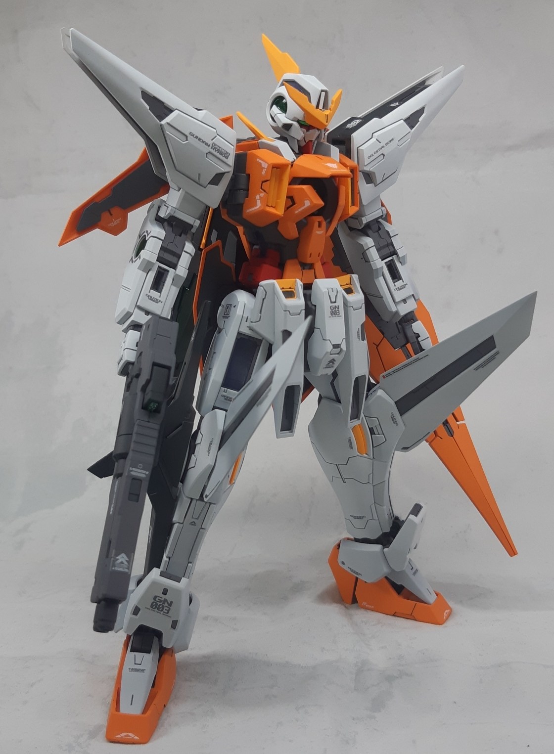 【作品分享】MG 1/100 GN-003 主天使鋼彈 @模型技術與資訊 哈啦板 - 巴哈姆特