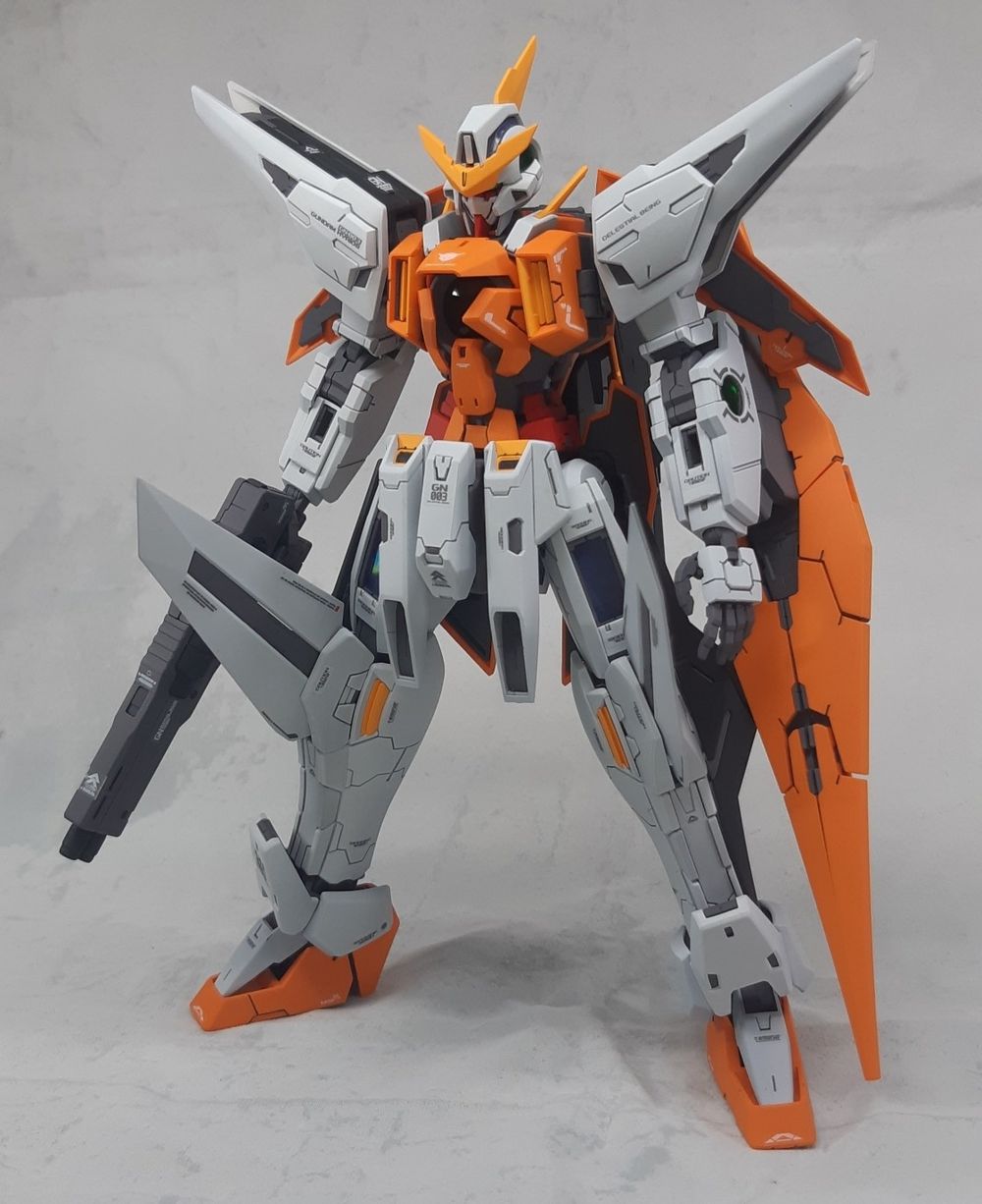 【作品分享】MG 1/100 GN-003 主天使鋼彈 @模型技術與資訊 哈啦板 - 巴哈姆特