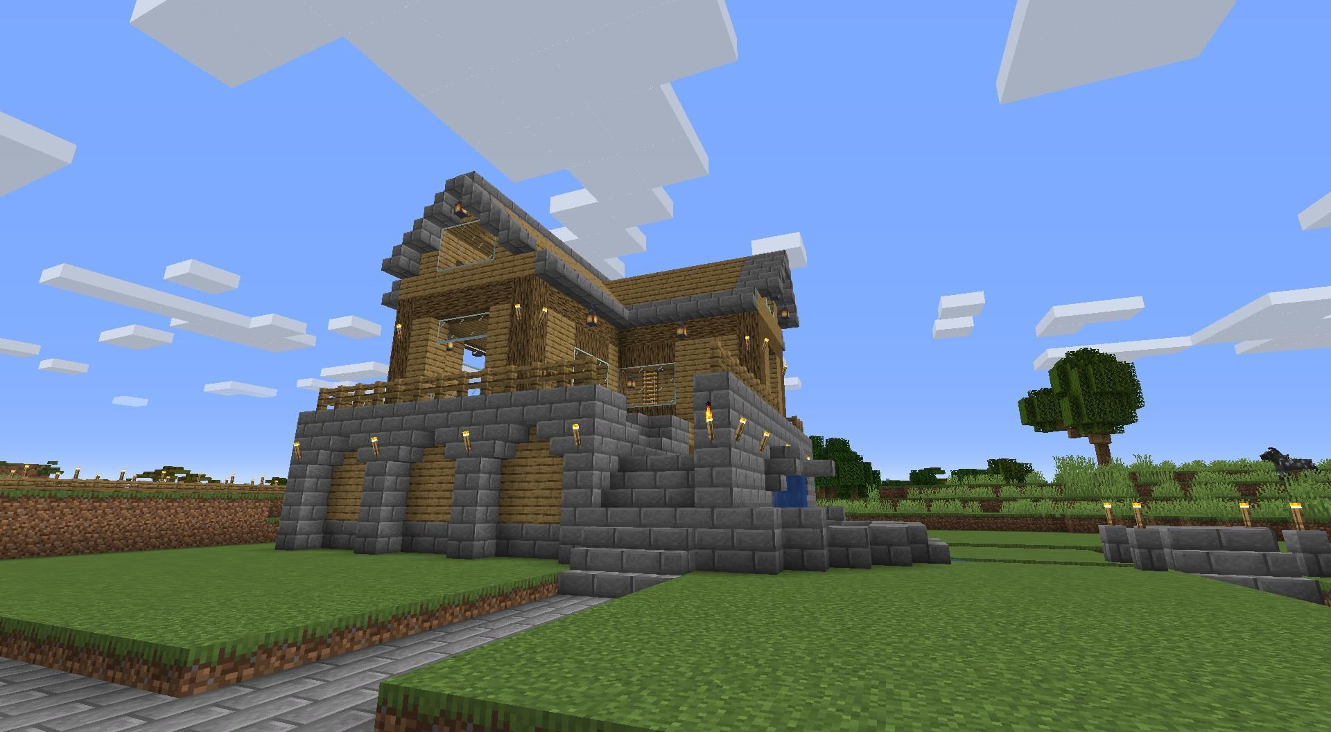 Minecraft建築分享 麗塔村的農場物語 圖多注意 X的創作 巴哈姆特