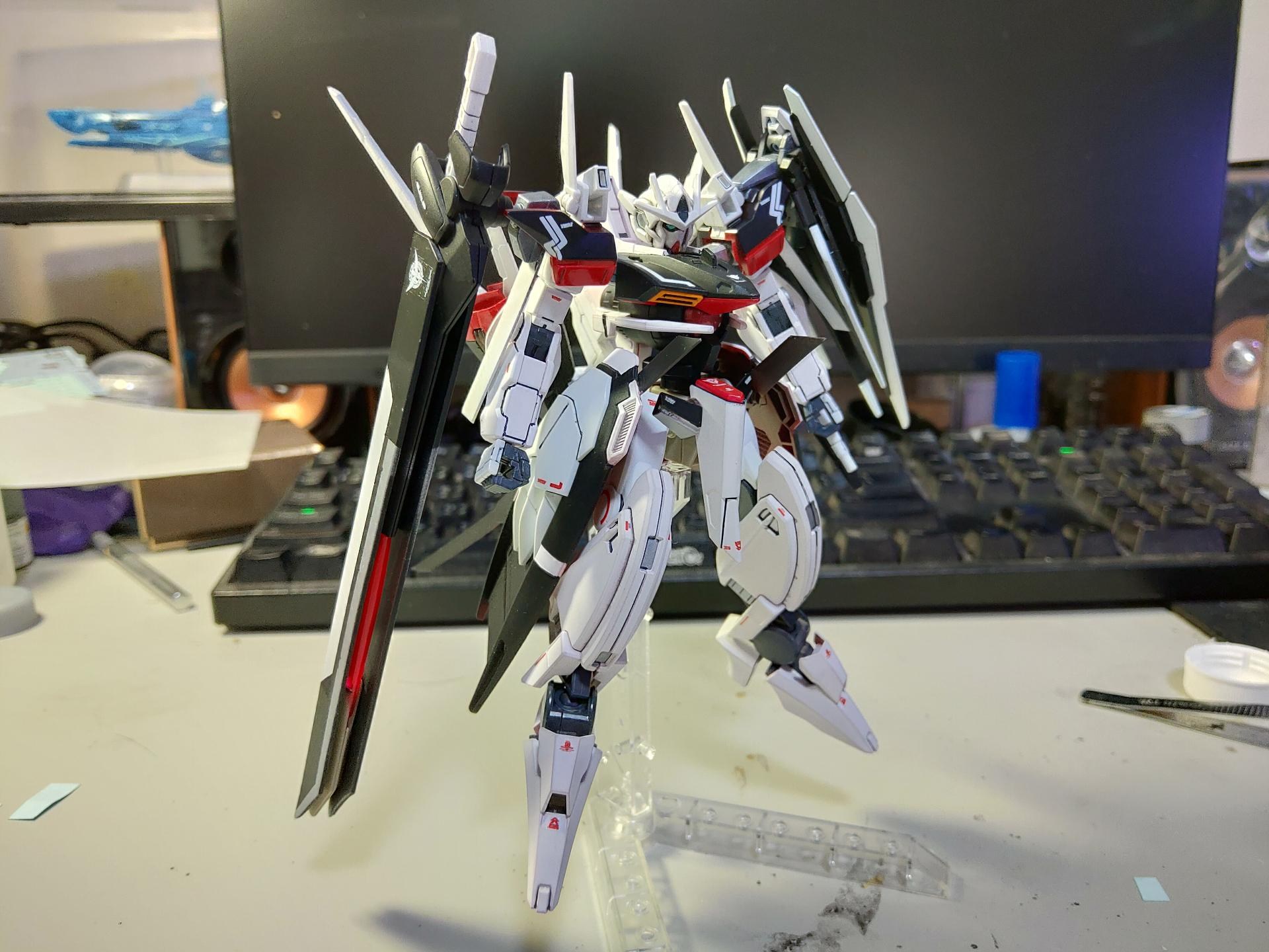 【作品分享】HG GNW-002 座天使GUNDAM二型 改 @模型技術與資訊 精華區 - 巴哈姆特