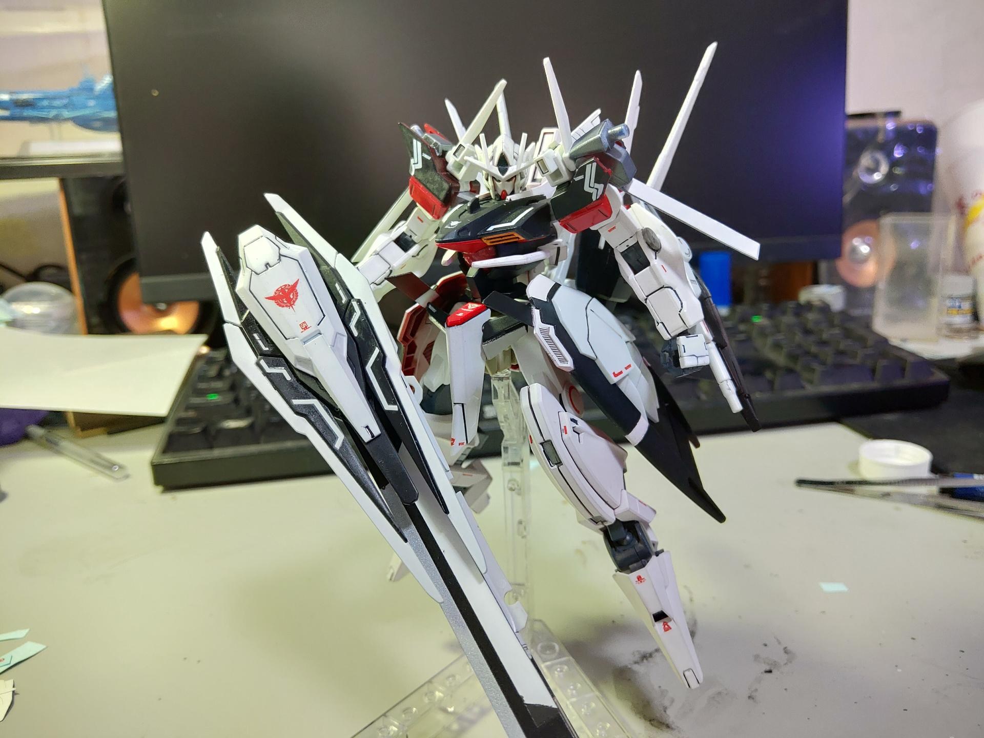 【作品分享】HG GNW-002 座天使GUNDAM二型 改 @模型技術與資訊 精華區 - 巴哈姆特