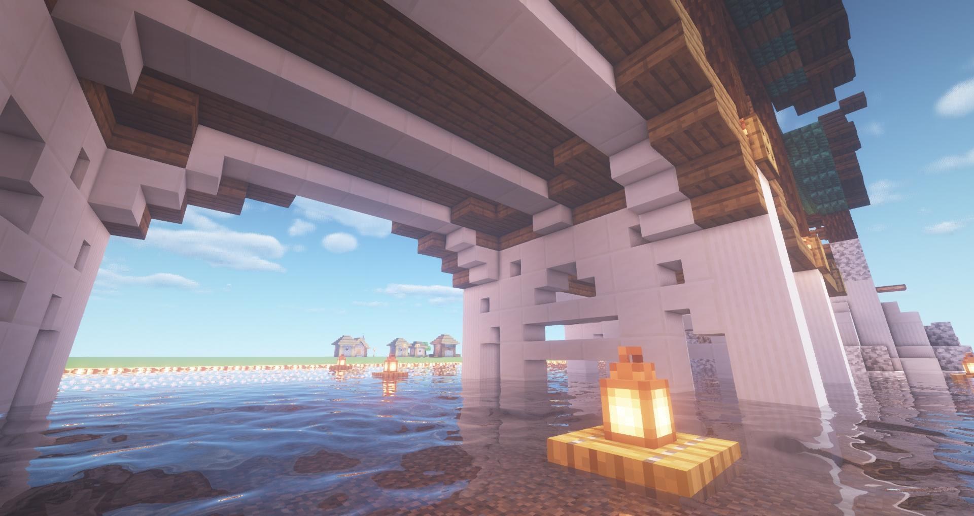 【閒聊】【建築】Minecraft翻蓋:中式橋樓 @Minecraft 我的世界（當個創世神） 哈啦板 - 巴哈姆特