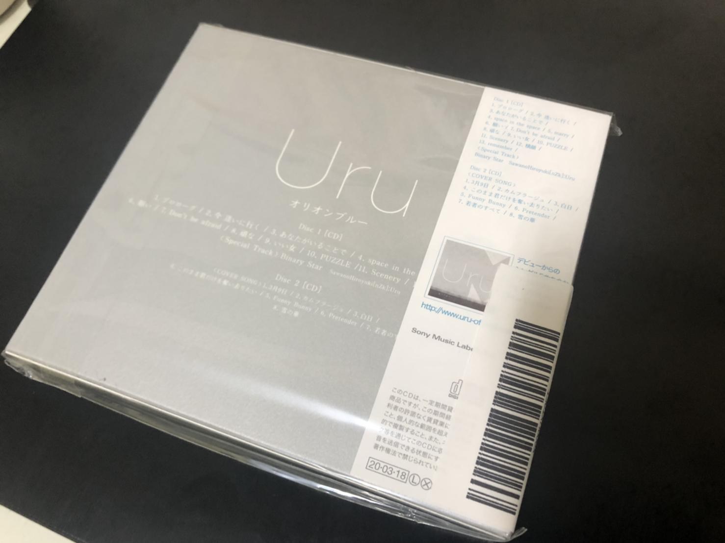 問題】【出售】Uru 2nd ALBUM「オリオンブルー」（初回生産限定盤