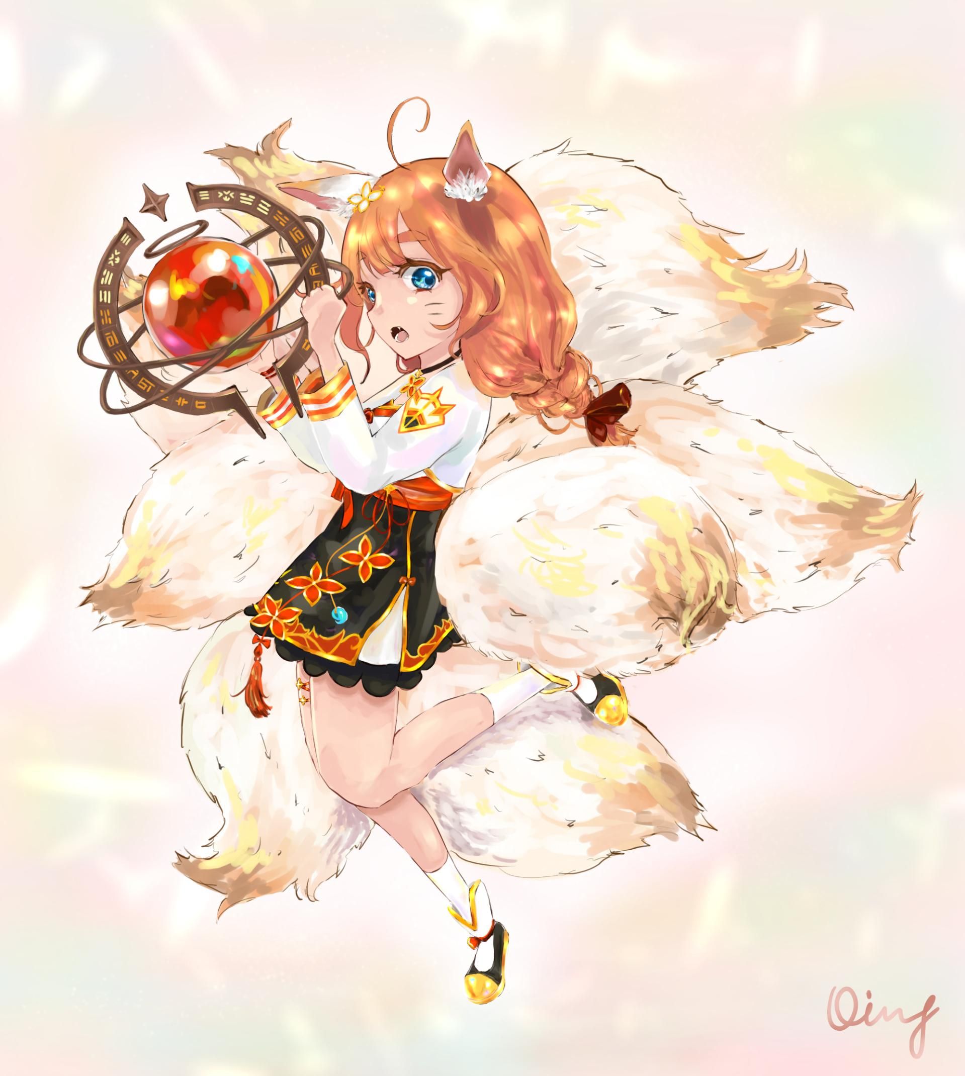 繪圖 小狐狸祭品圖 守望傳說guardian Tales 哈啦板 巴哈姆特