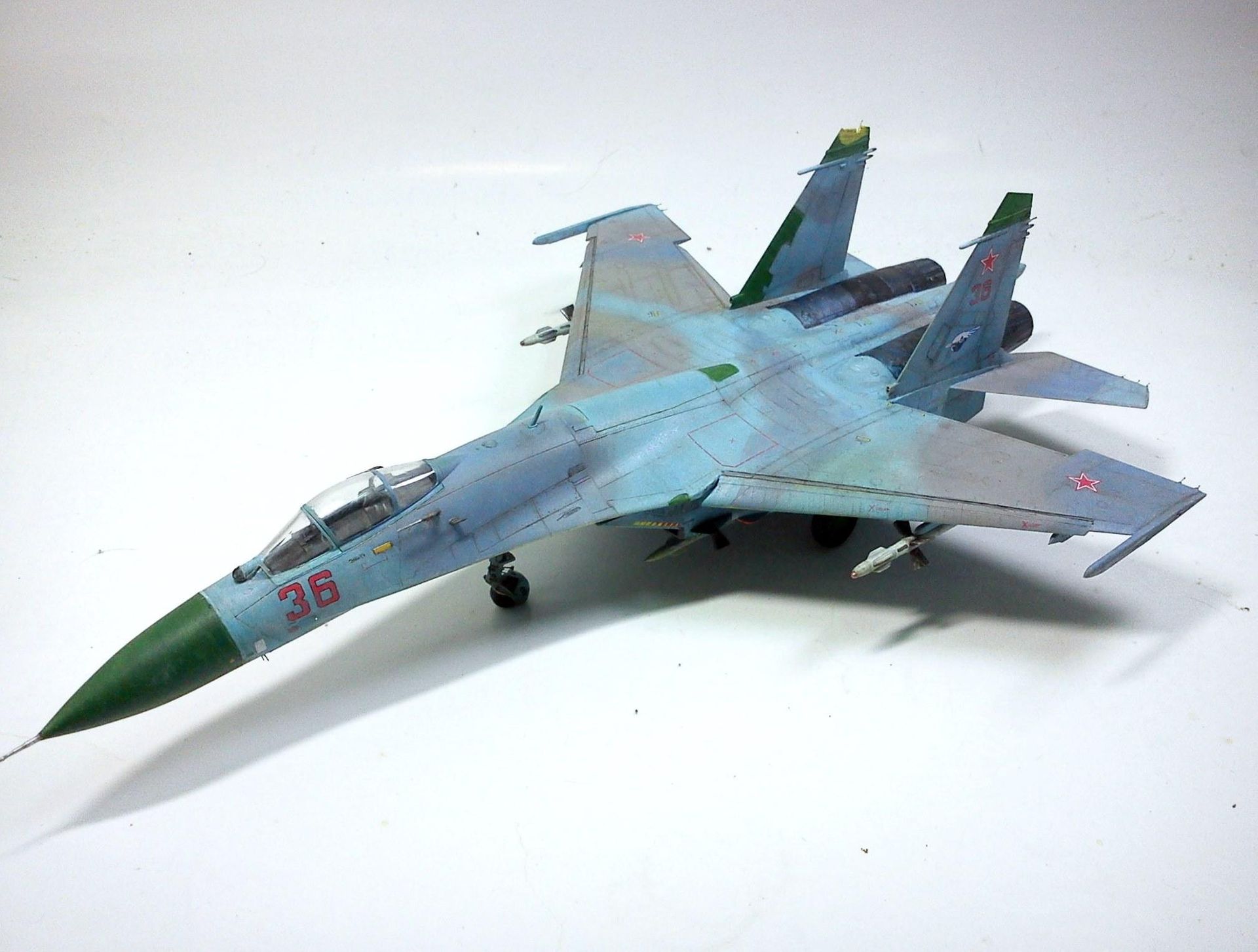 Trumpeter 1/72 Su-27 early type ── Barents Sea Scalpel - Ready for ...