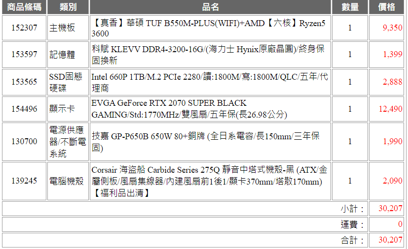 【問題】玩劍靈-30K左右的菜單 求健檢(可小爆) @電腦應用綜合討論 哈啦板 - 巴哈姆特