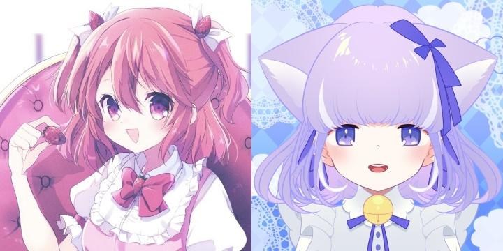 情報 同人音樂體系vtuber 以草莓為名之 苺咲べりぃ 與愛睡眠貓咪之 幽夜ねむ 介紹 虛擬youtuber Vtuber 哈啦板 巴哈姆特