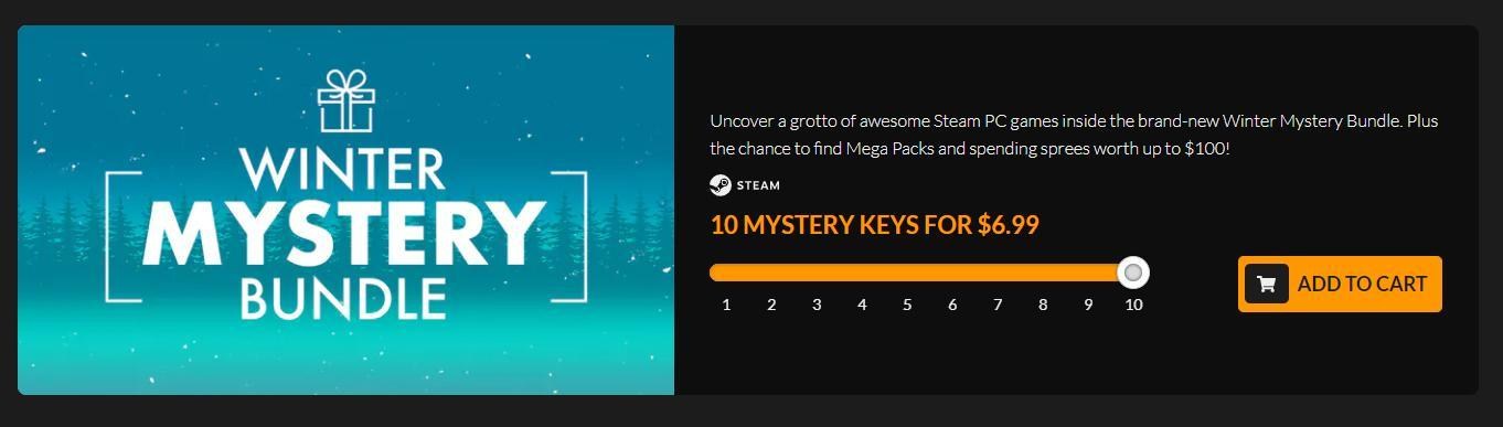 Winter Mystery Bundle, Steam Game Bundle