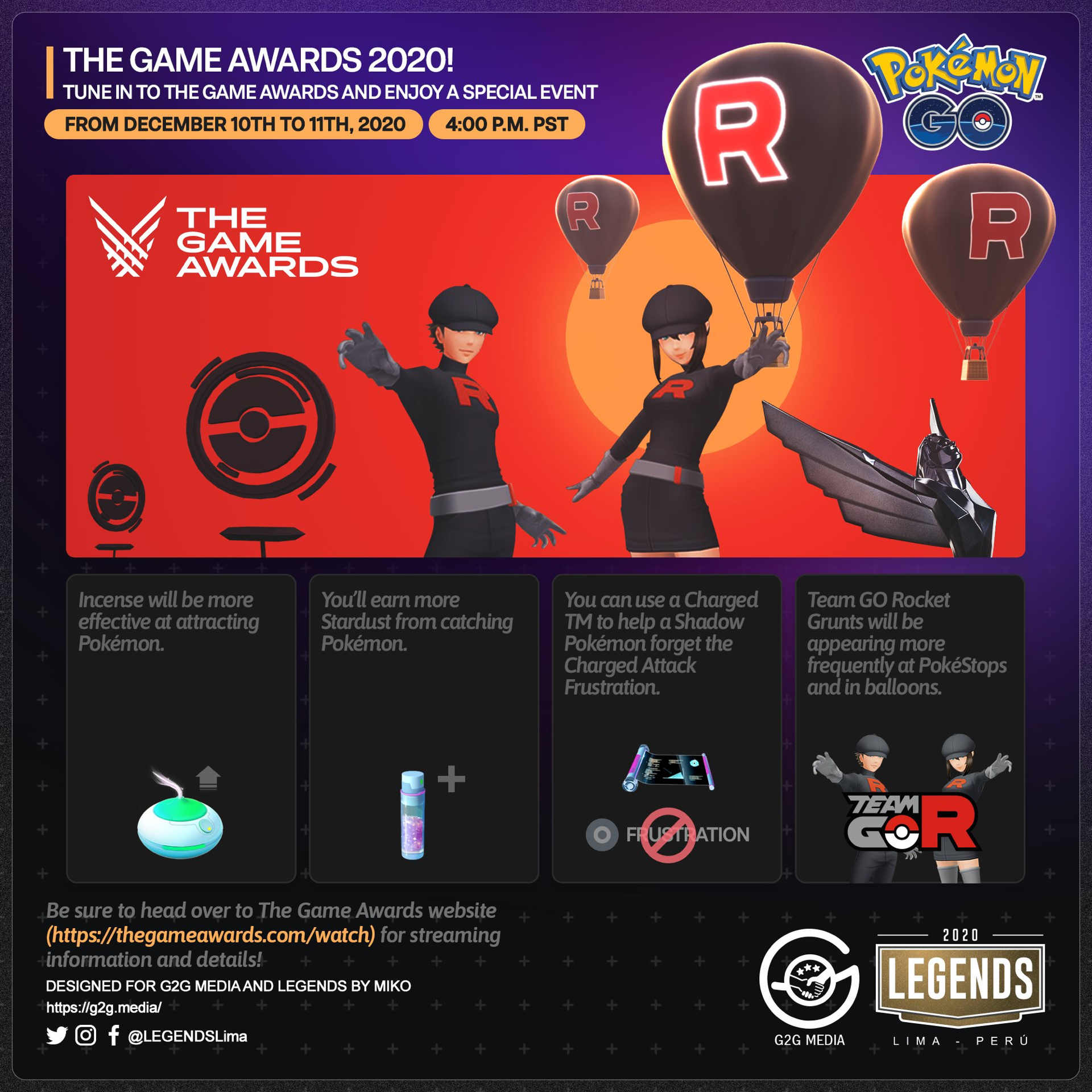 情報 The Game Awards 活動 可洗遷怒 Pokemon Go 哈啦板 巴哈姆特