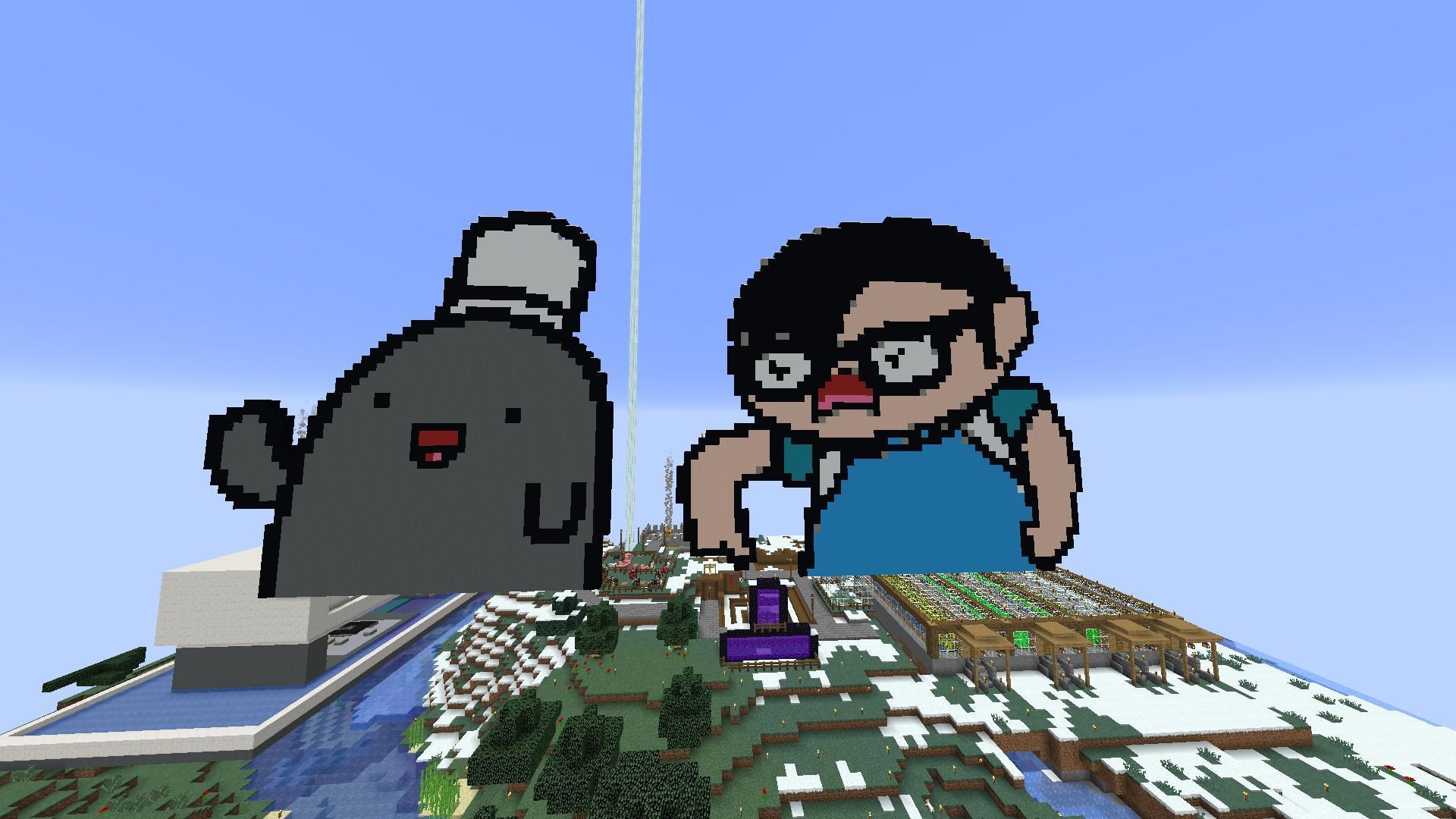 閒聊 記錄一下我的點陣圖 Minecraft 我的世界 當個創世神 哈啦板 巴哈姆特