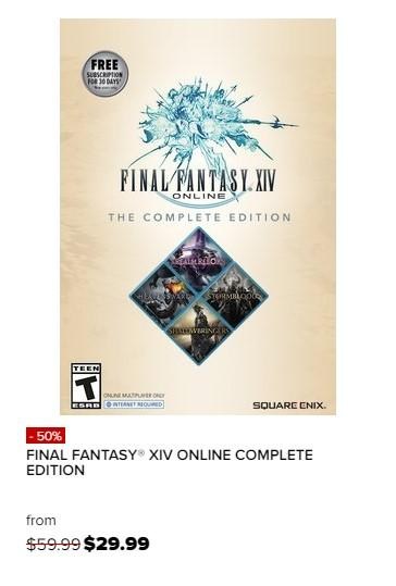 最终幻想14 情报 Ff14限时特价50 Off 宅乐软件园