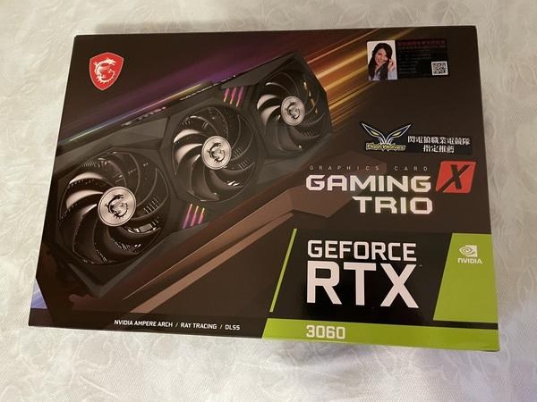 心得】[開箱] 奇耙中二雙8Pin 微星RTX3060 GAMING X TRIO 12G @電腦