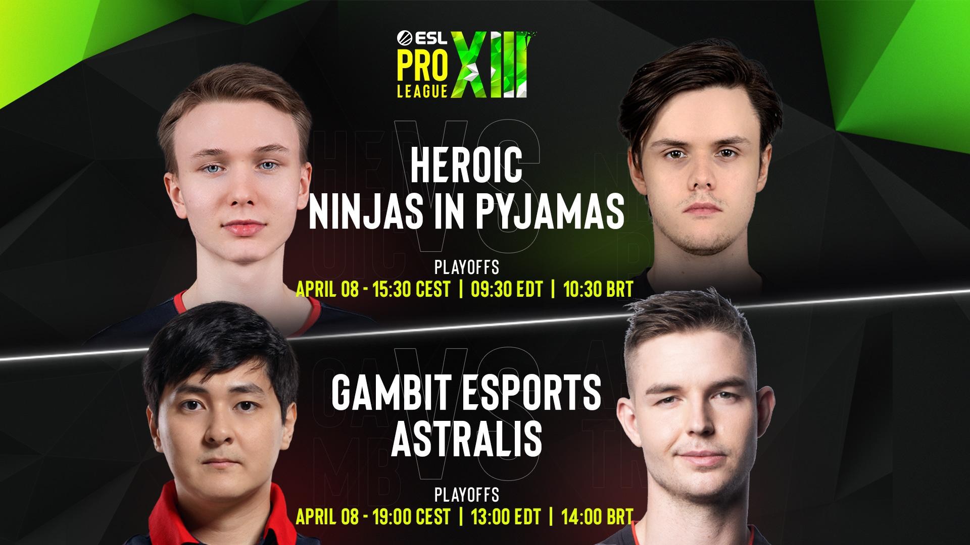 Heroic ninjas in pyjamas. Наушники EPL по CSGO. Heroic heroical разница. Hero and journalists ESL game.