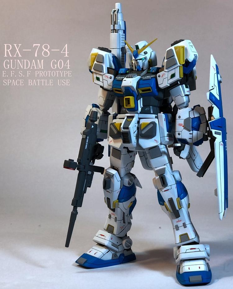 作品分享 Mg Rx 78 4 Gundam G04 模型技術與資訊哈啦板 巴哈姆特