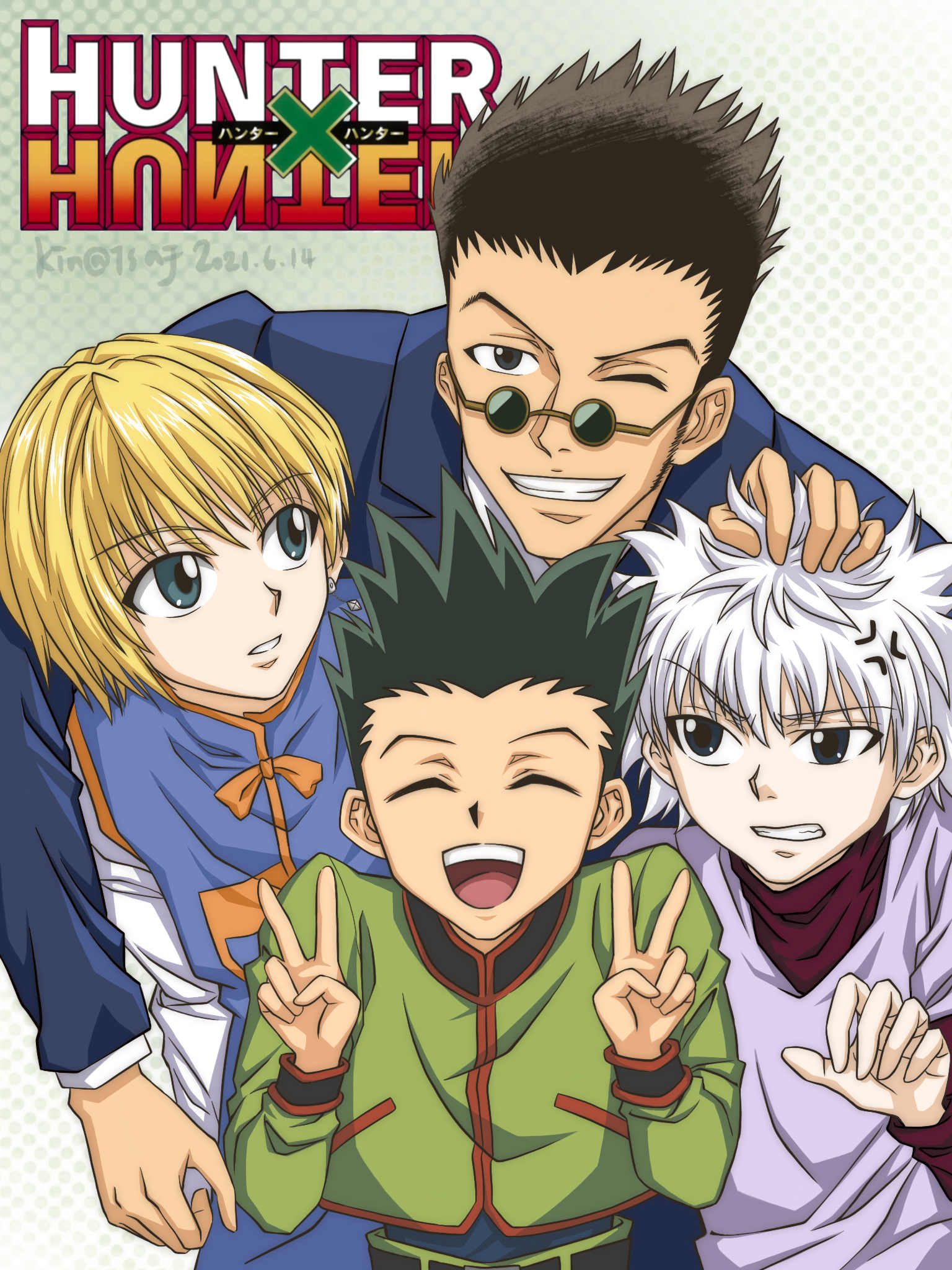 【繪圖】四人合照 @獵人 Hunter x Hunter 哈啦板 - 巴哈姆特